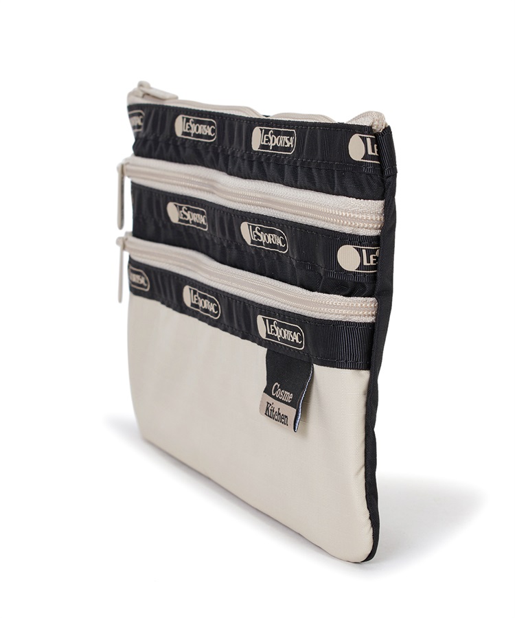LeSportsac×Cosme Kitchen】3ZIP COSMETIC｜ポーチ｜ポーチ