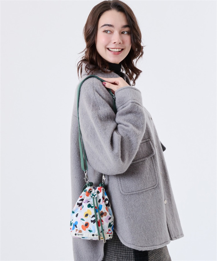 LeSportsac×SHOGO SEKINE】DRAWSTRING BUCKET XBODY｜ミニバッグ