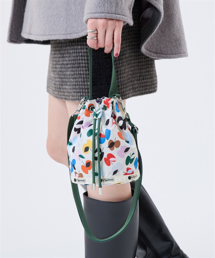 LeSportsac×SHOGO SEKINE】DRAWSTRING BUCKET XBODY｜ミニバッグ