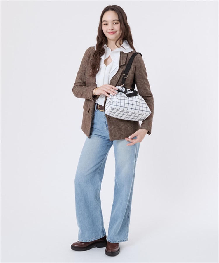 E/W CITY DRAWSTRING BAG｜ショルダーバッグ/斜め掛け｜バッグ
