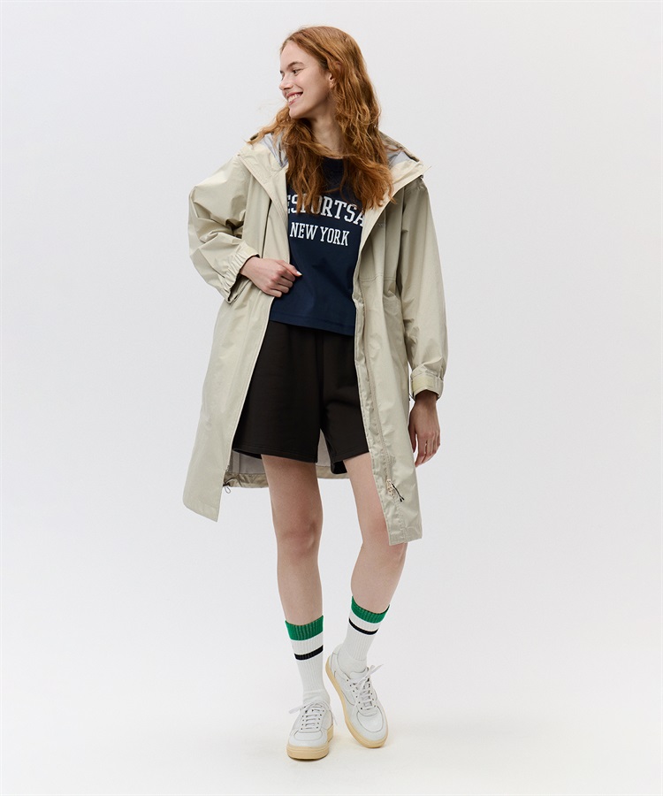 リップストップナイロンロングブルゾン｜アウター｜ウェア