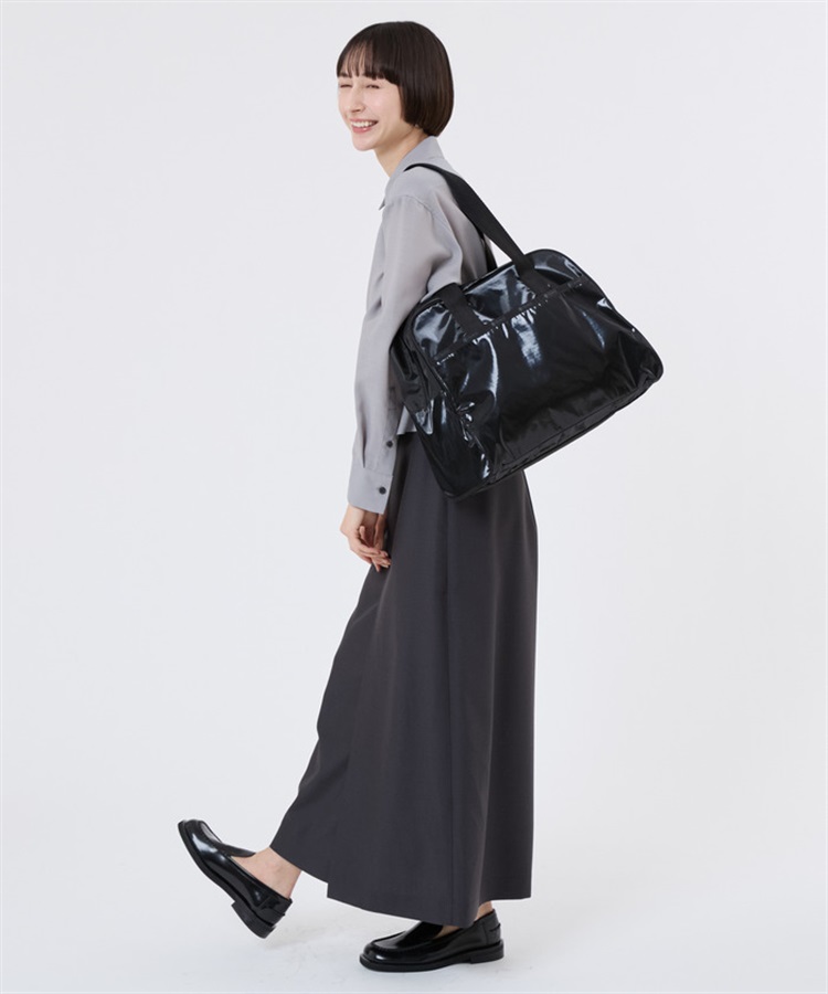 新品タグ付き現行品ジョリーミニョン　パール付きベルスリーブプルオーバーSブラック SMALL CARRYALL DUFFLE｜ボストンバッグ｜バッグ｜レスポートサック