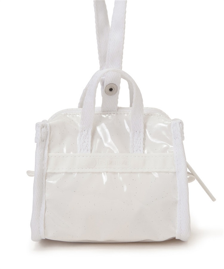 【新品・未使用】ルクセンブルク発！Romyチャーム White MICRO WEEKENDER CHARM｜チャーム｜ポーチ/アクセサリー