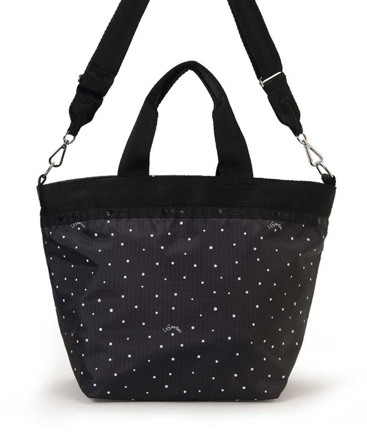 LeSportsac バケットトート 黒×白　プティドット BUCKET TOTE｜トートバッグ｜バッグ｜レスポートサック公式｜LeSportsac