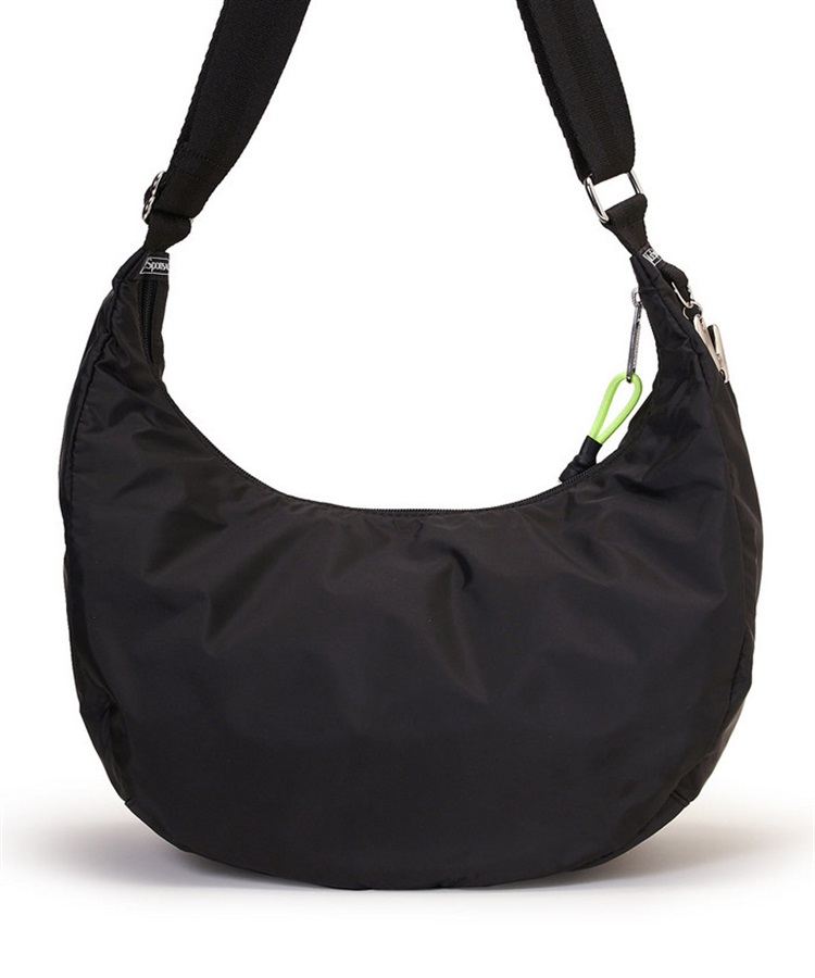 LESPORTSAC(レスポートサック) ショルダーバッグ MSGM MD CRESCENT 1858 黒 MSGM LeSportsac×MSGM】MSGM MD CRESCENT ｜ショルダーバッグ/斜め掛け