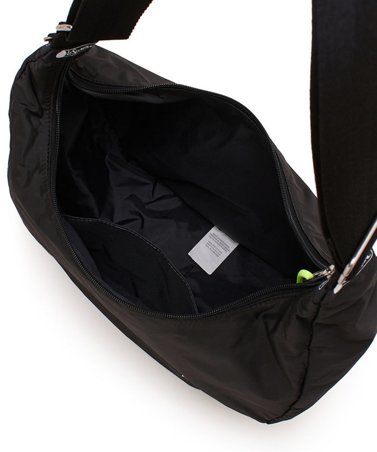 LESPORTSAC(レスポートサック) ショルダーバッグ MSGM MD CRESCENT 1858 黒 MSGM LeSportsac×MSGM】MSGM MD CRESCENT ｜ショルダーバッグ/斜め掛け