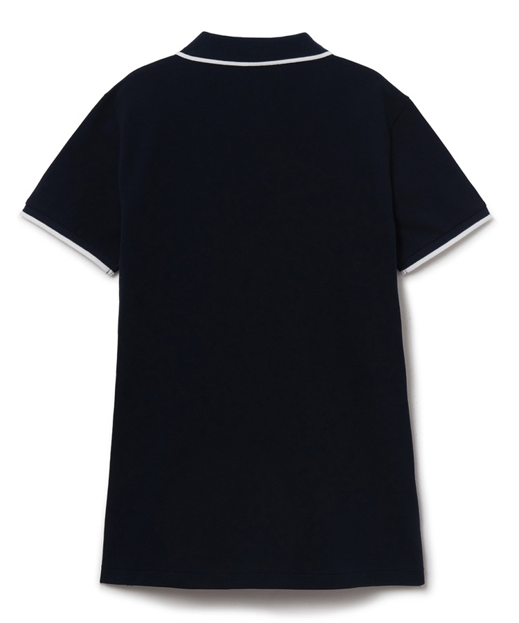 STONE  ブラックポロシャツ スリムフィット Stone Island メンズ オーガニックコットンピケ ストレッチ スリム