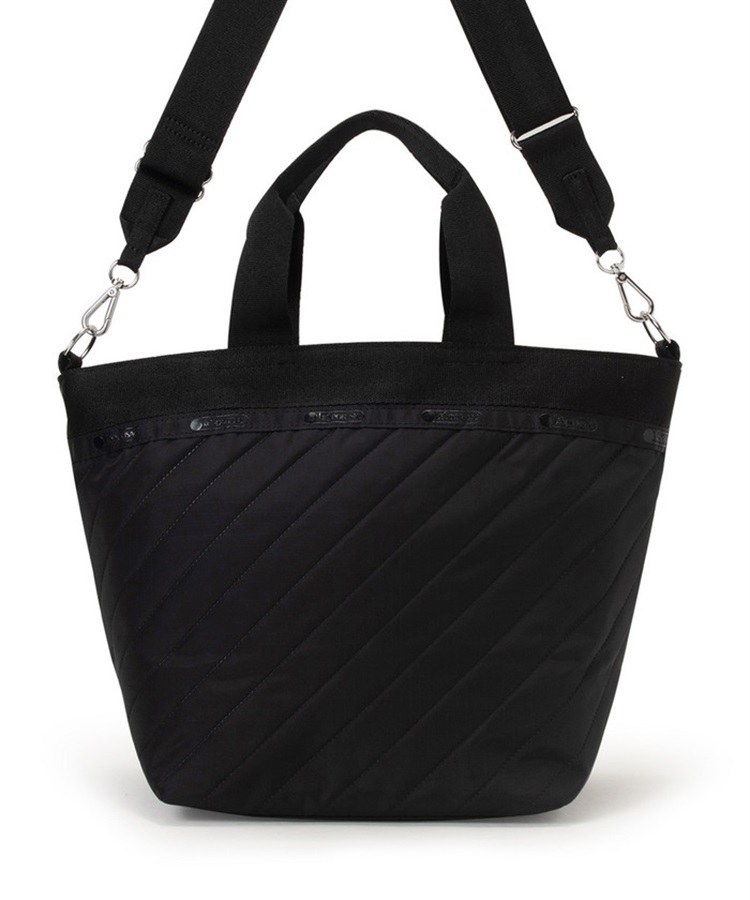 かつら・ブラック トートバッグ 取り外しポーチ付き BUCKET TOTE ｜トートバッグ｜バッグ｜レスポートサック公式｜LeSportsac