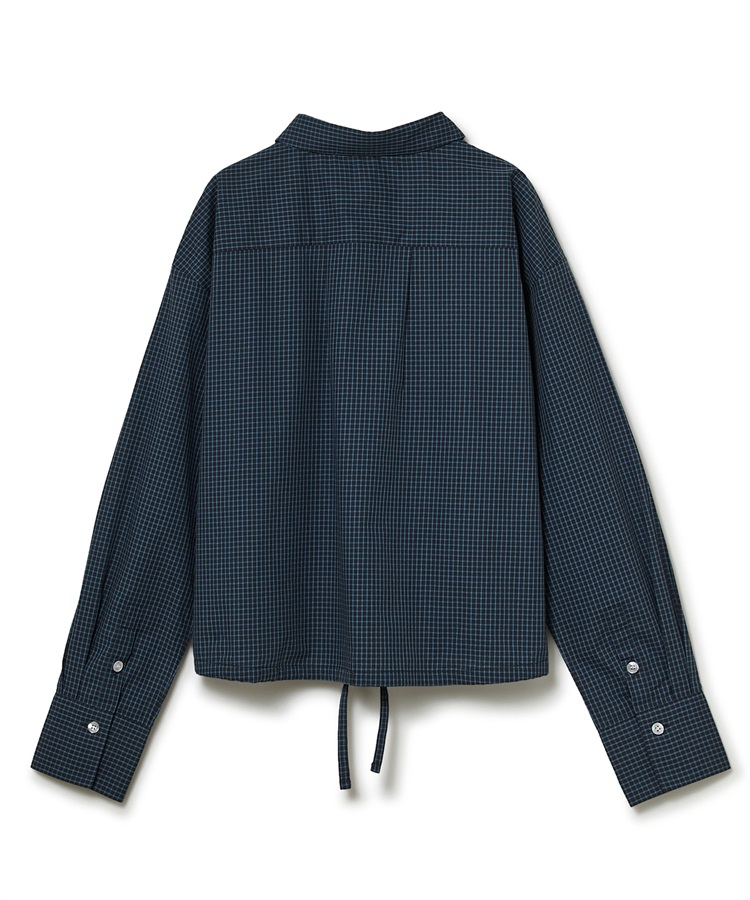 クロップドドローストリングシャツ｜トップス｜ウェア