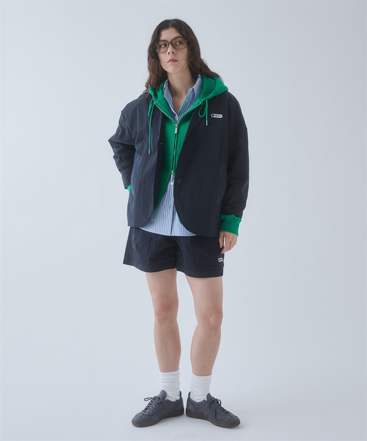 ナイロンリップストップブルゾン クリーム 38 Nylon Ripstop Blouson COLOR CRM / SAGE / IDG SIZE 36 / 38 透け感の
