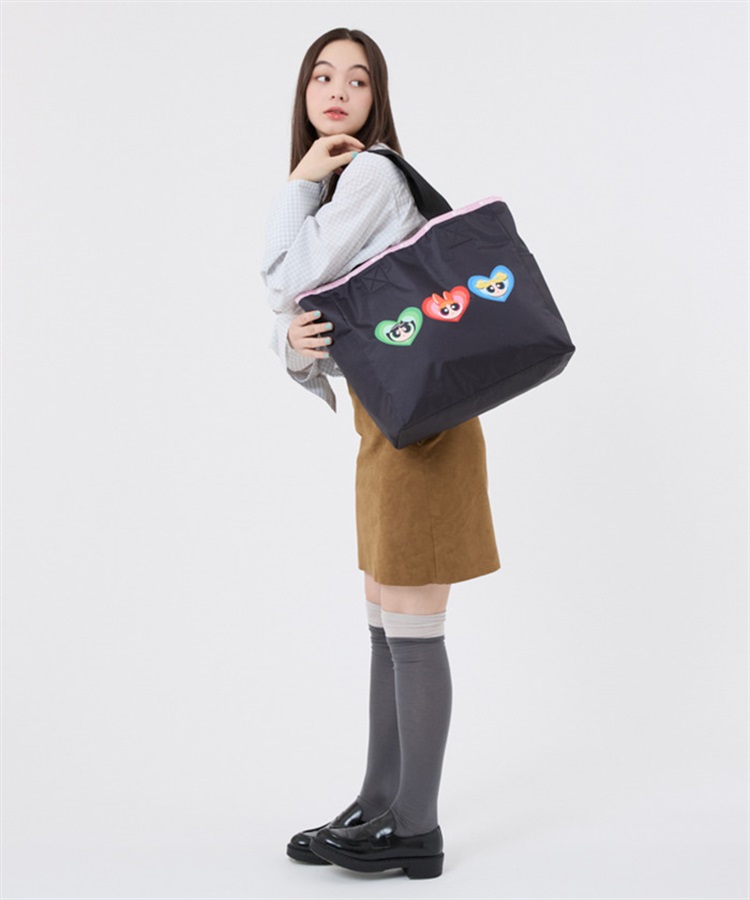 The Powerpuff Girls×LeSportsac】LG REVERSIBLE TOTE｜トートバッグ