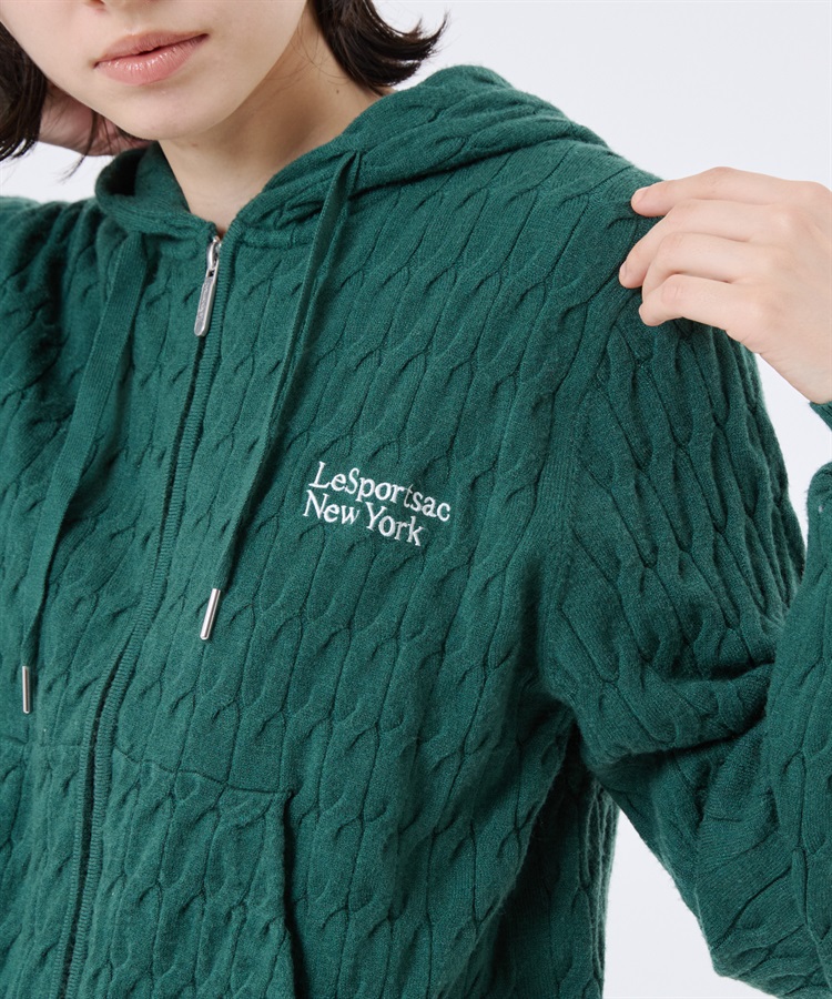 ケーブルニットフーディー｜トップス｜ウェア｜レスポートサック公式