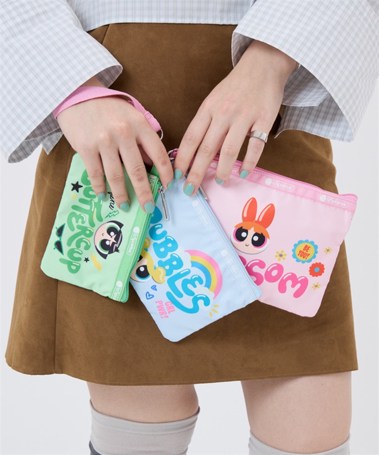 The Powerpuff Girls×LeSportsac】WRISTLET POUCH SET｜ポーチ｜ポーチ