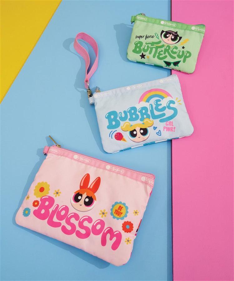 The Powerpuff Girls×LeSportsac】WRISTLET POUCH SET｜ポーチ｜ポーチ