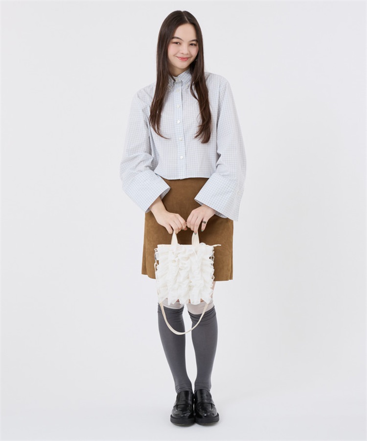 RUFFLE MINI N/S TOTE｜ショルダーバッグ/斜め掛け｜バッグ