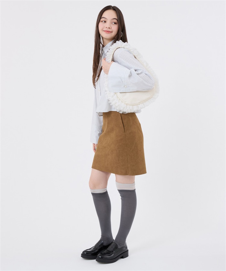 RUFFLE ZIP HOBO｜ショルダーバッグ/斜め掛け｜バッグ