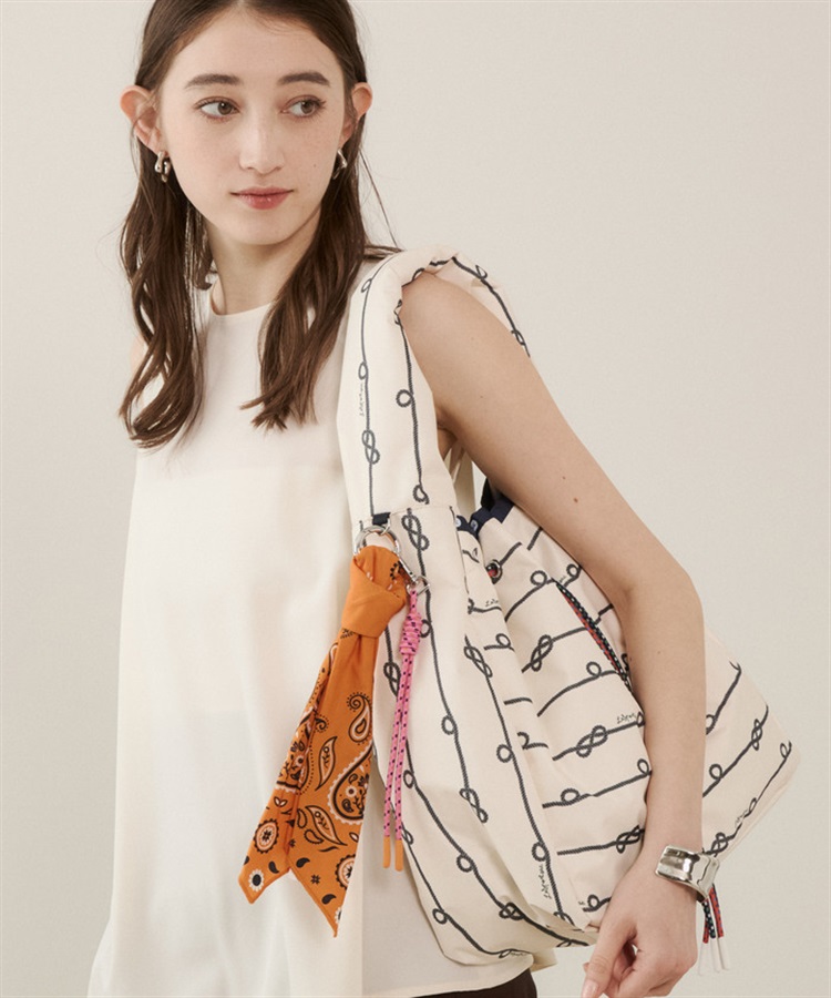 LeSportsac Atelier】BANDANA W/CORD CHARM｜チャーム｜ポーチ