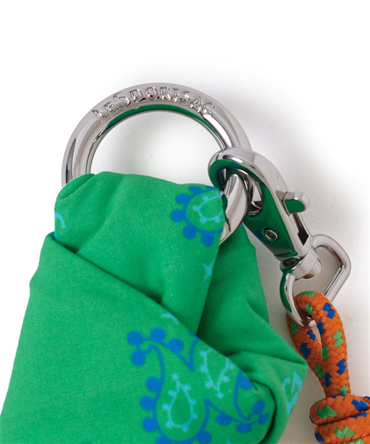 LeSportsac Atelier】BANDANA W/CORD CHARM｜チャーム｜ポーチ