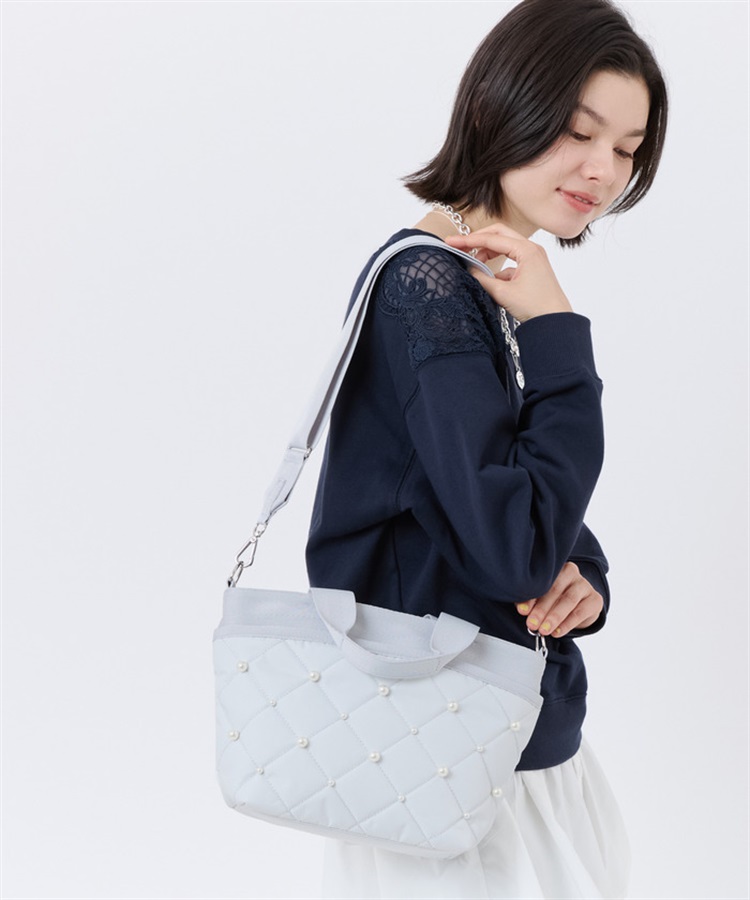 SM BUCKET TOTE W PEARLS｜トートバッグ｜バッグ｜レスポートサック