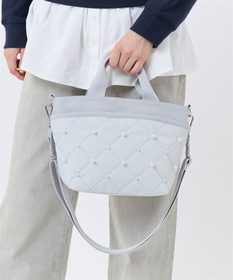 SM BUCKET TOTE W PEARLS｜トートバッグ｜バッグ｜レスポートサック