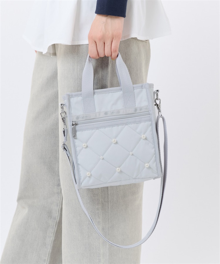 【超豪華】存在感放つパールバッグ MINI N/S TOTE W/ PEARLS｜ショルダーバッグ/斜め掛け｜バッグ