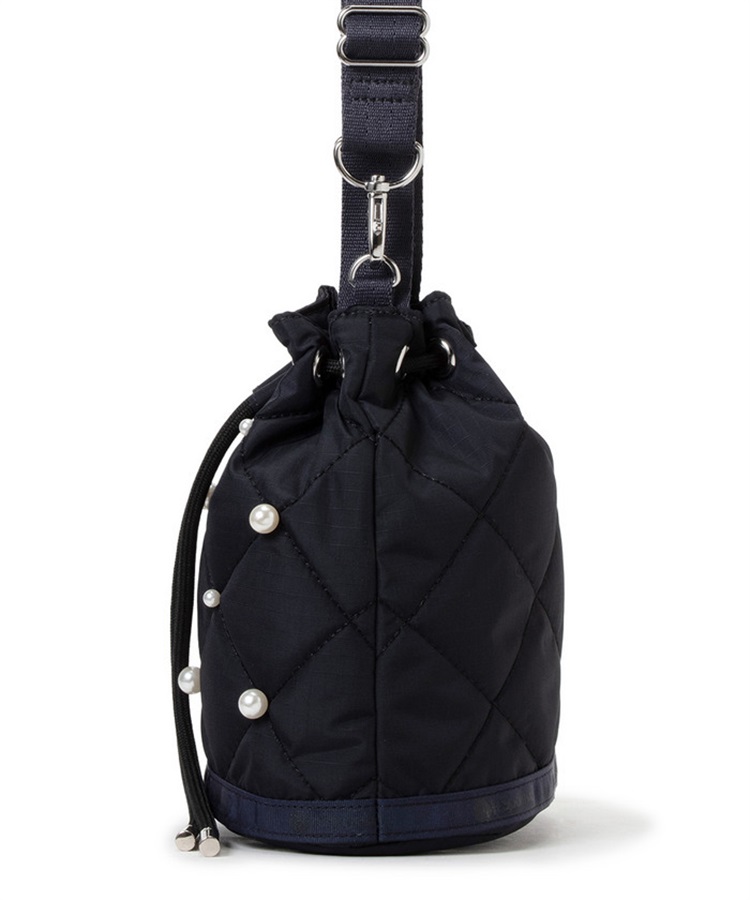 DRAWST BUCKET W PEARLS｜ショルダーバッグ/斜め掛け｜バッグ