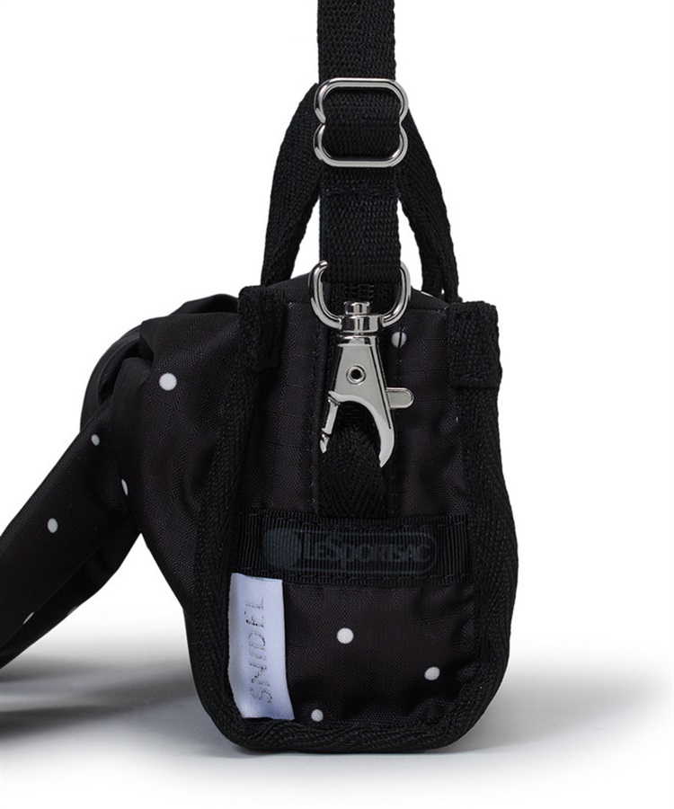 スナイデル　レスポートサック　リボン　ショルダーバッグ　ブラック　snidel LeSportsac×SNIDEL】LG BOW MICRO BAG｜ショルダーバッグ/斜め掛け