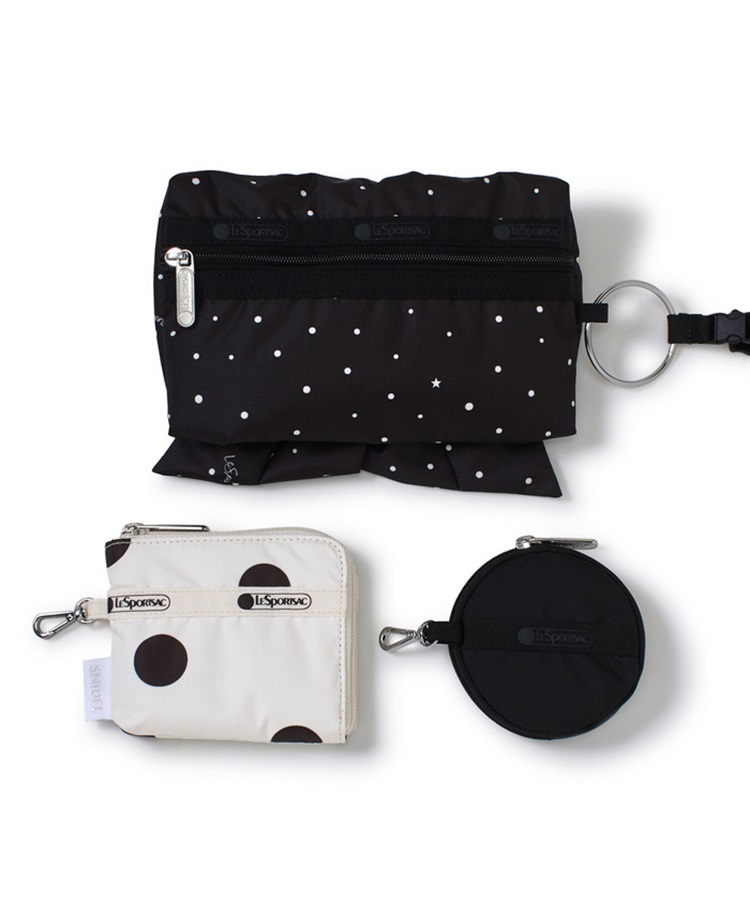 LeSportsac×SNIDEL】BOW MULTI POUCH SET｜ポーチ｜ポーチ