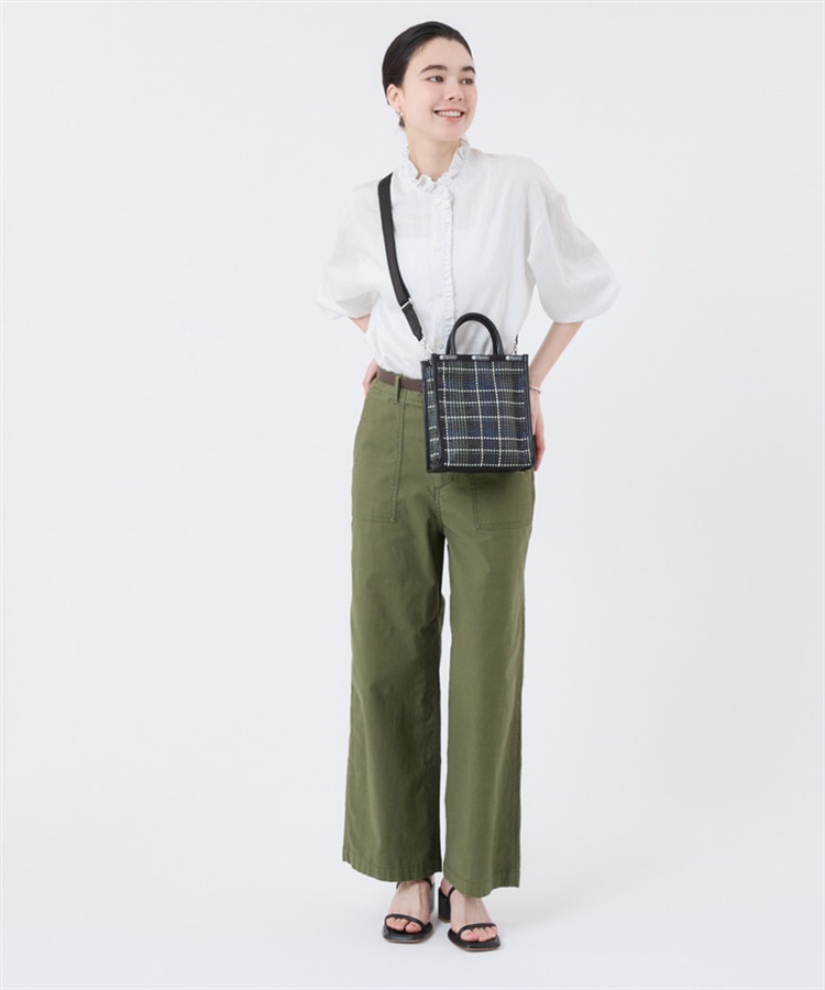 WOVEN MINI N/S TOTE｜ショルダーバッグ/斜め掛け｜バッグ