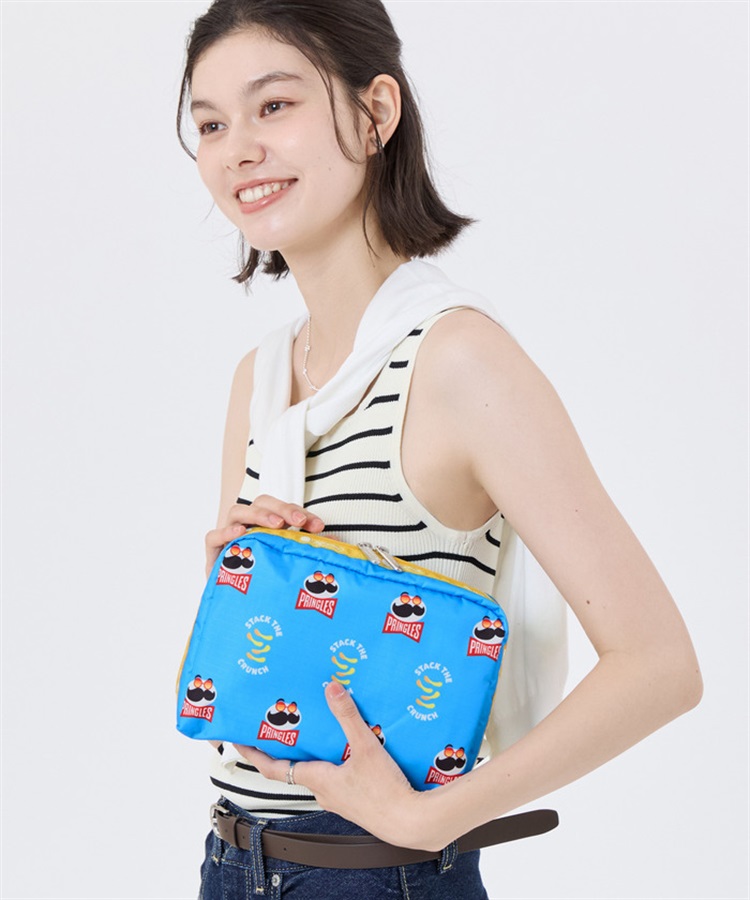 LeSportsac×Pringles】EXTRA LARGE RECTANGULAR COSMETIC｜ポーチ