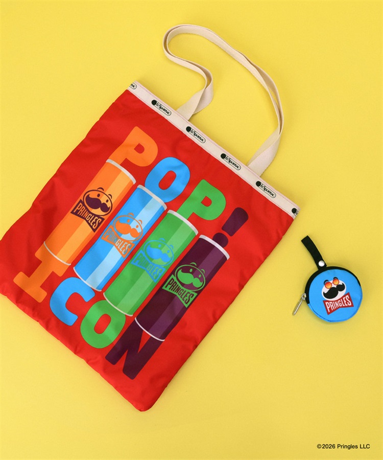 LeSportsac×Pringles】MINI ROUND CHARM｜チャーム｜ポーチ
