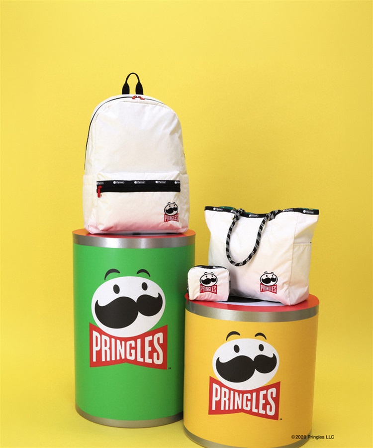 LeSportsac×Pringles】SQUARE COSMETIC｜ポーチ｜ポーチ/アクセサリー
