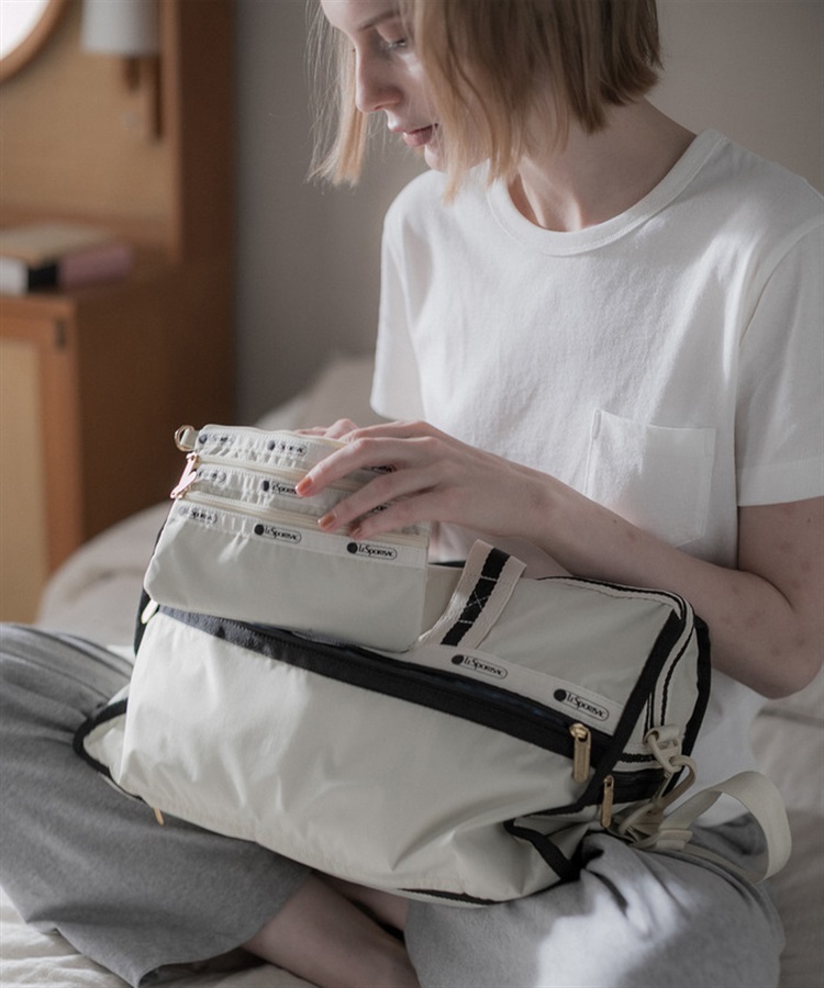 LeSportsac×URBAN RESEARCH】3-ZIP COSMETIC W/DRING｜ポーチ｜ポーチ