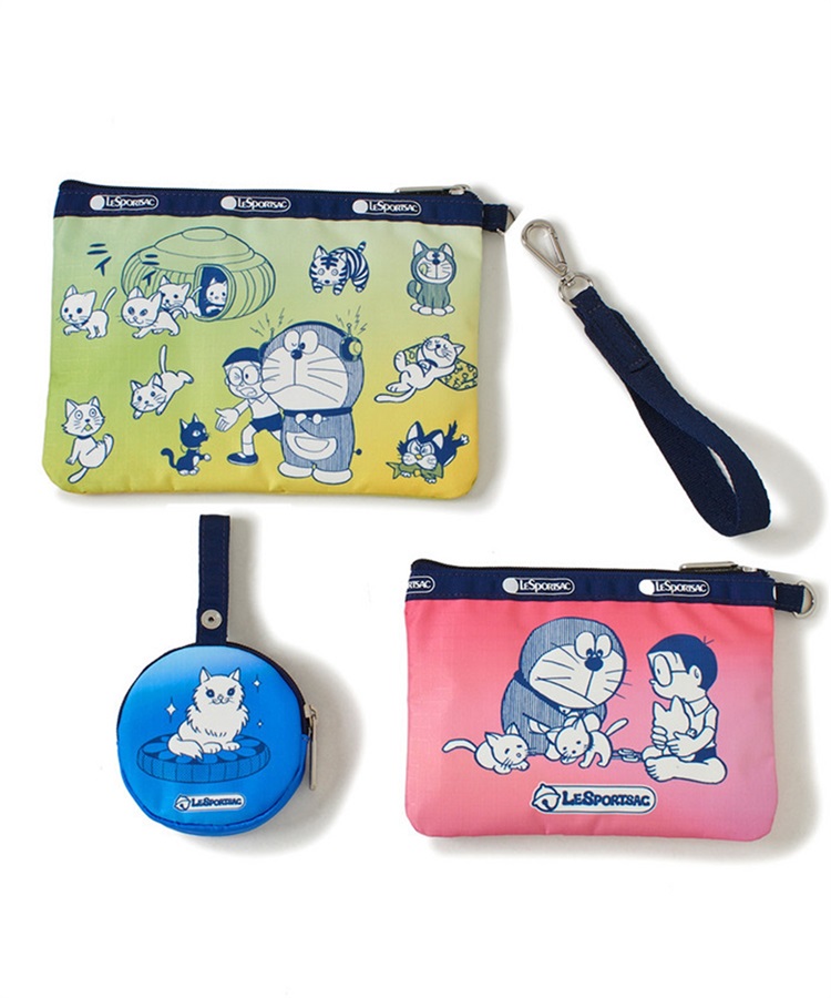 DORAEMON】WRISTLET POUCH W/ ROUND C｜ポーチ｜ポーチ/アクセサリー