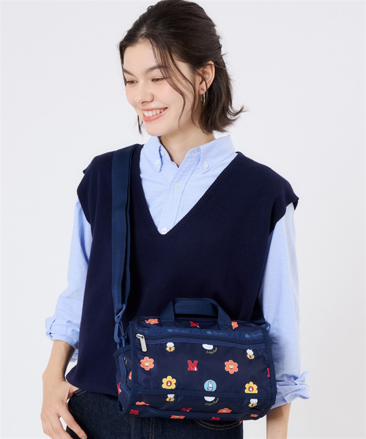 LeSportsac×Miffy】MINI DUFFEL CROSSBODY｜ショルダーバッグ/斜め掛け