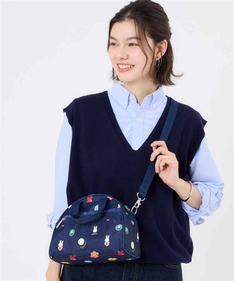 LeSportsac×Miffy】ROUND SM SATCHEL｜ショルダーバッグ/斜め掛け