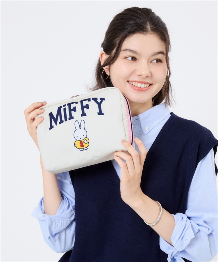 LeSportsac×Miffy】EXTRA LARGE RECTANGULAR COSMETIC｜ポーチ｜ポーチ