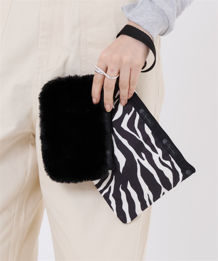 瑠奈　様クレ・ド・ポー ボーテ 特製サイズ 2本セット ポーチ付 LeSportsac × United Arrows green label relaxing】WRISTLET 2POUCH