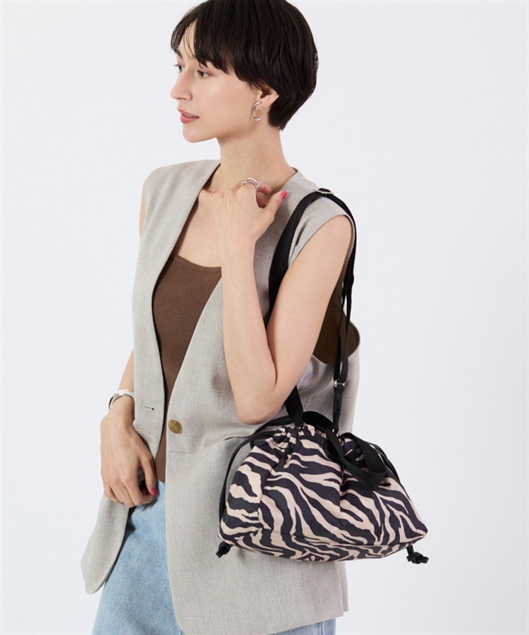 E/W CITY DRAWSTRING BAG??? ｜ショルダーバッグ/斜め掛け｜バッグ 