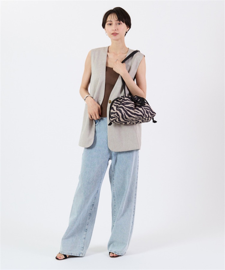 E/W CITY DRAWSTRING BAG｜ショルダーバッグ/斜め掛け｜バッグ