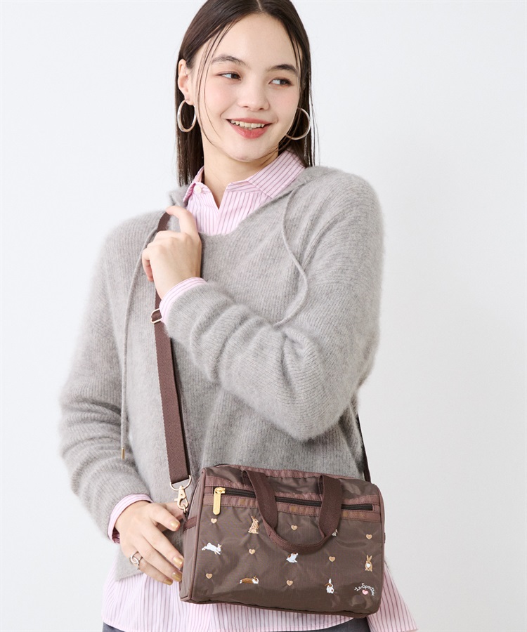 EVERYDAY SM SATCHEL ブラウン EVERYDAY SM SATCHEL｜ショルダーバッグ/斜め掛け｜バッグ