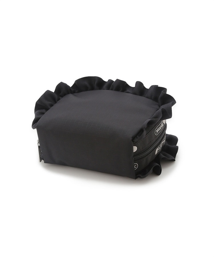 LeSportsac × FRAY I.D】RF SQUARE COSMETIC ブラックサテン