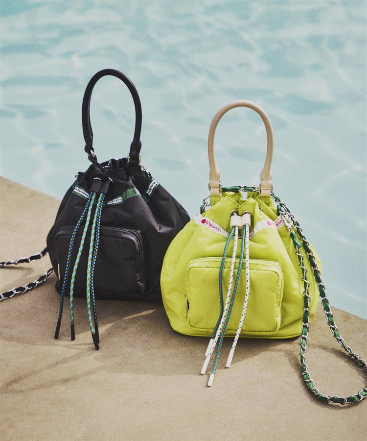 LeSportsac Atelier】DBL DRAWST CHAIN BAG｜ショルダーバッグ/斜め