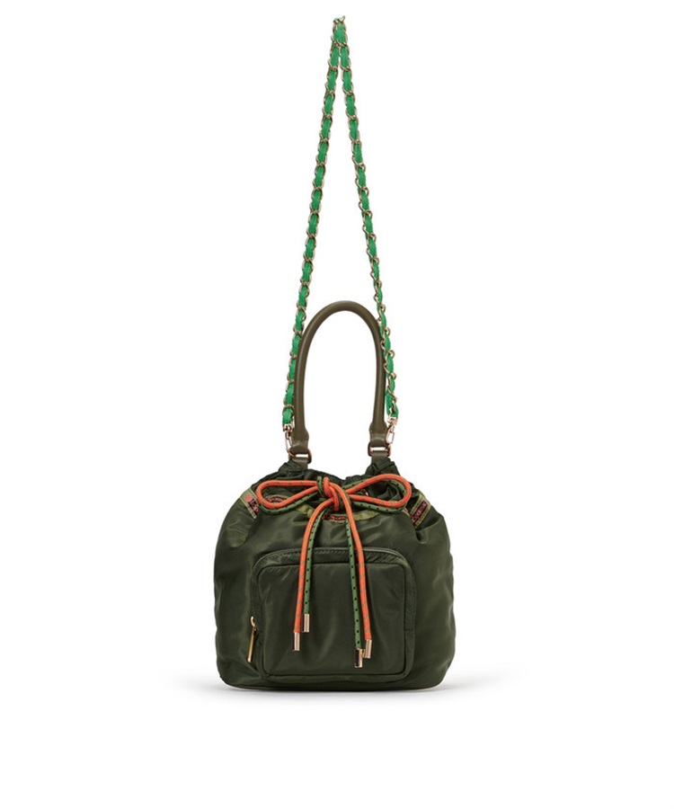 LeSportsac Atelier】W DRAWSTRING CHAIN BAG｜ショルダーバッグ/斜め