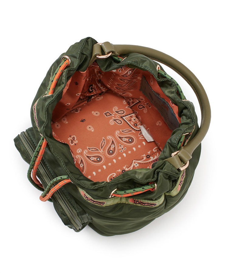 LeSportsac Atelier】W DRAWSTRING CHAIN BAG｜ショルダーバッグ/斜め