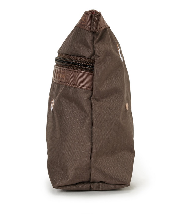 【新品送料込】LeSportsac ブラウン キルティングポーチ COSMETIC CLUTCH｜ポーチ｜ポーチ/アクセサリー｜レスポートサック公式