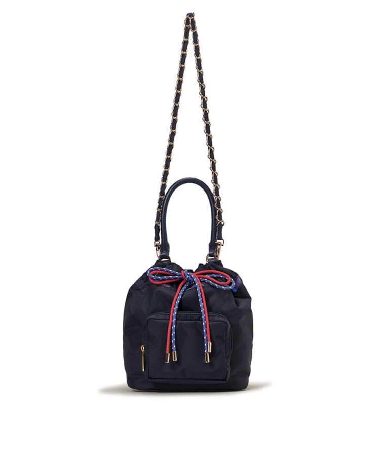 LeSportsac Atelier】W DRAWSTRING CHAIN BAG｜ショルダーバッグ/斜め