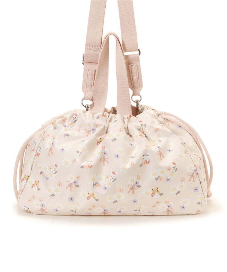 LeSportsac×familiar】E/W TOWN DRAWSTRING BAG｜ショルダーバッグ
