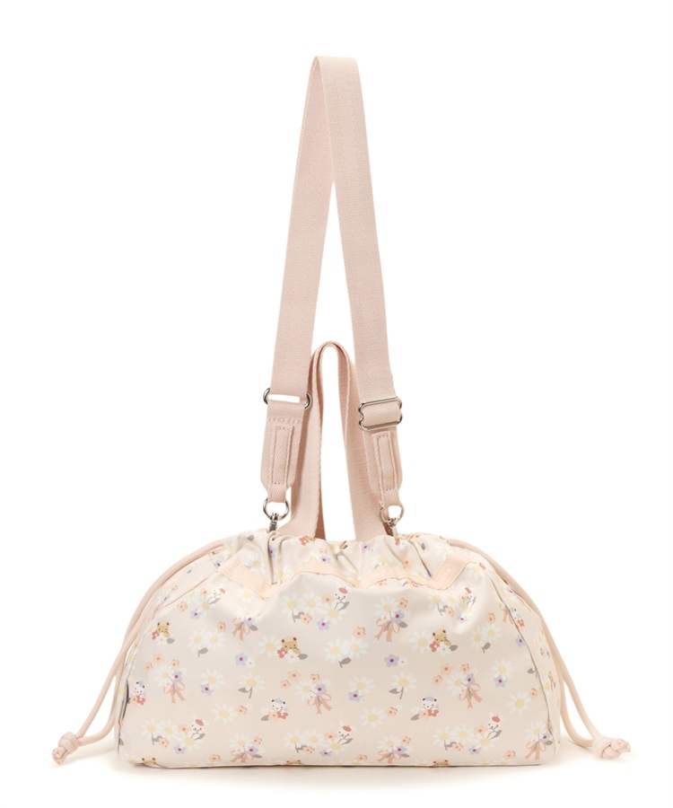 LeSportsac×familiar】E/W TOWN DRAWSTRING BAG｜ショルダーバッグ