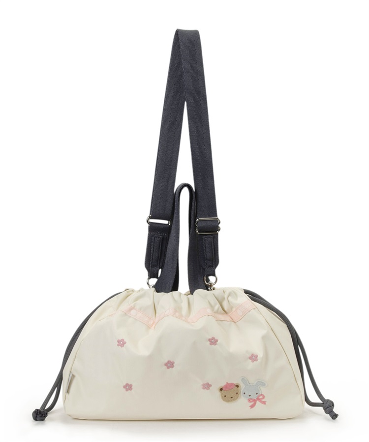 LeSportsac×familiar】E/W TOWN DRAWSTRING BAG｜ショルダーバッグ